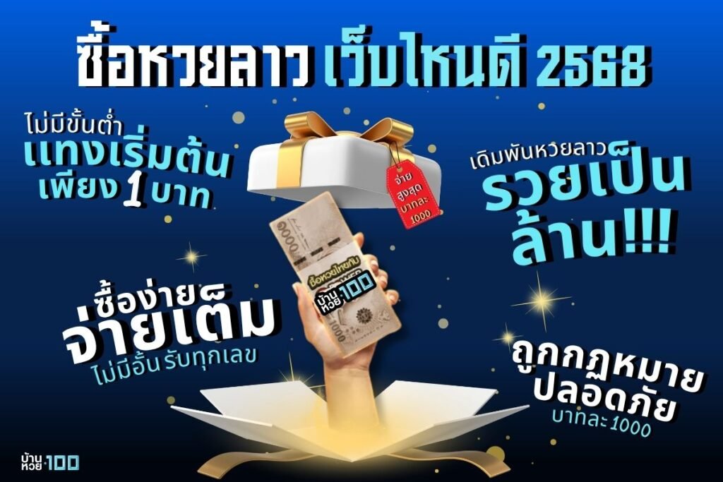 ซื้อหวยลาว เว็บไหนดี 2568